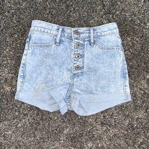 High waisted shorts